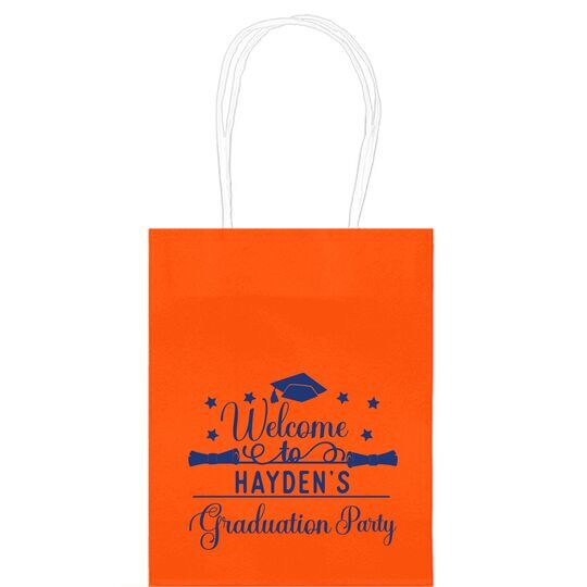 Graduation Party Mini Twisted Handled Bags