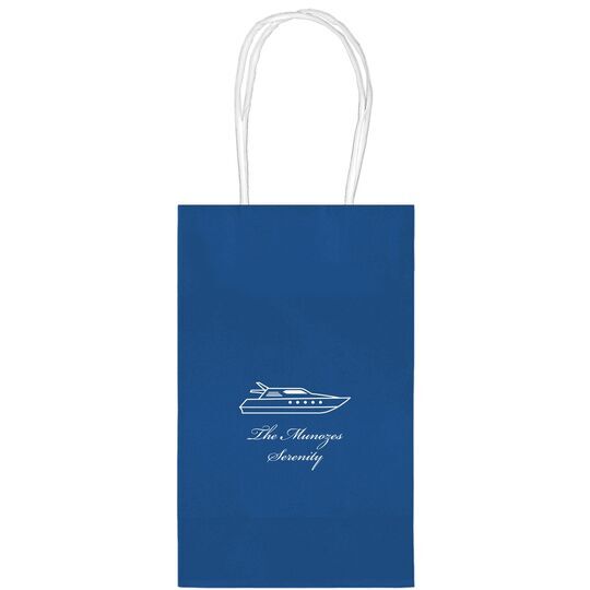 Outlined Yacht Medium Twisted Handled Bags