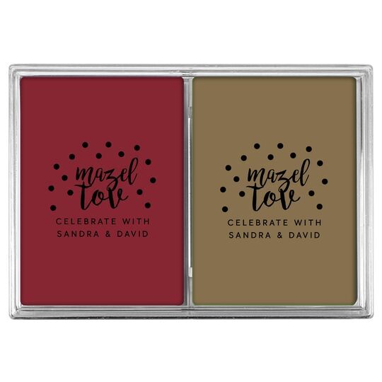 Confetti Mazel Tov Double Deck Playing Cards