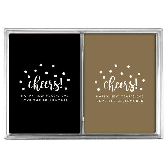 Confetti Dots Cheers Double Deck Playing Cards