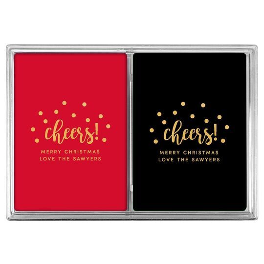 Confetti Dots Cheers Double Deck Playing Cards