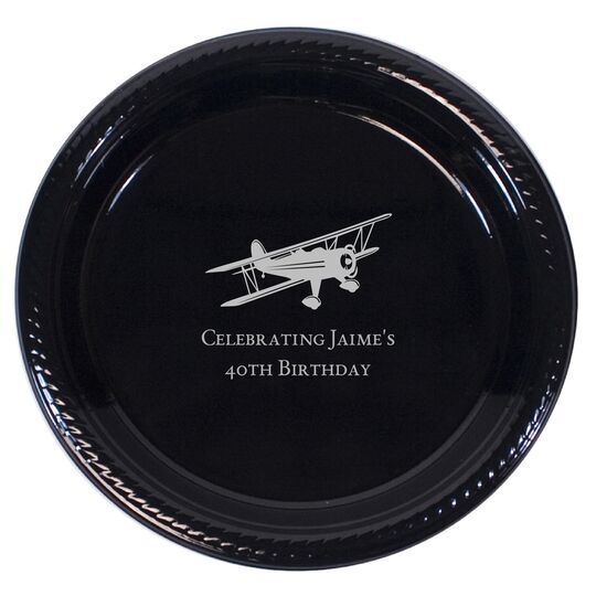 Biplane Plastic Plates