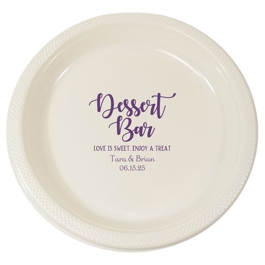 Dessert Bar Plastic Plates