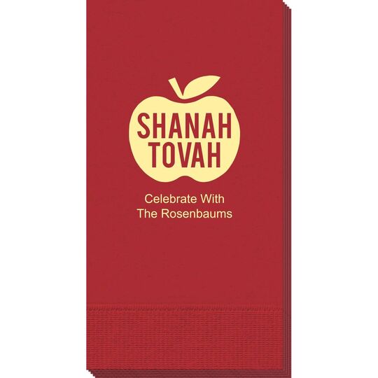 Shanah Tovah Apple Guest Towels