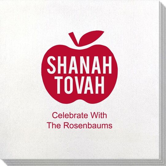 Shanah Tovah Apple Bamboo Luxe Napkins