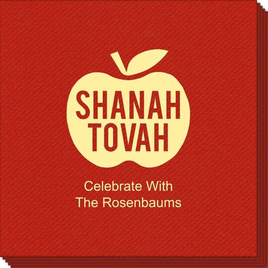 Shanah Tovah Apple Linen Like Napkins