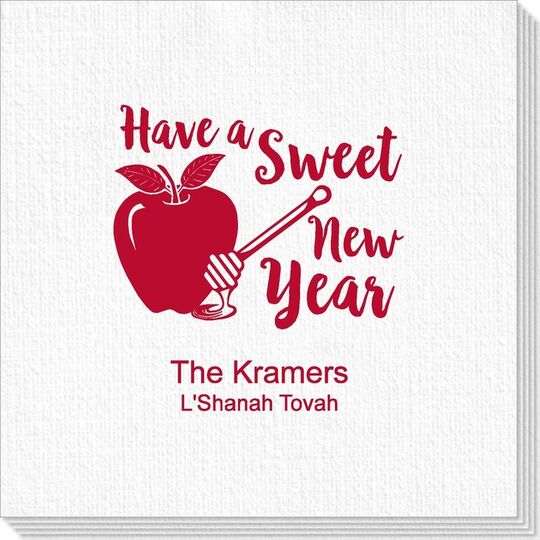 Have a Sweet New Year Deville Napkins