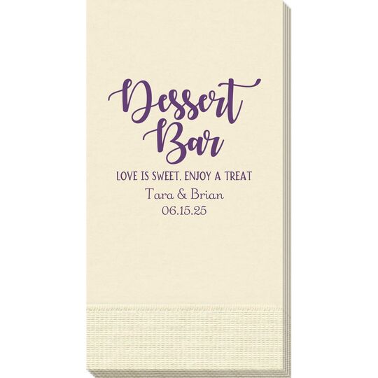 Dessert Bar Guest Towels