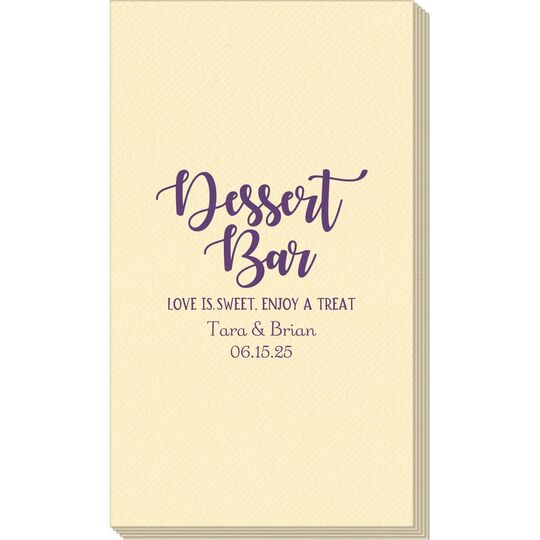 Dessert Bar Linen Like Guest Towels