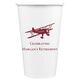 Biplane Paper Coffee Cups Image 2 of 2