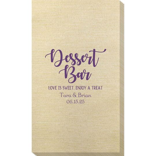 Dessert Bar Bamboo Luxe Guest Towels