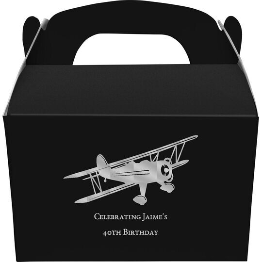 Biplane Gable Favor Boxes
