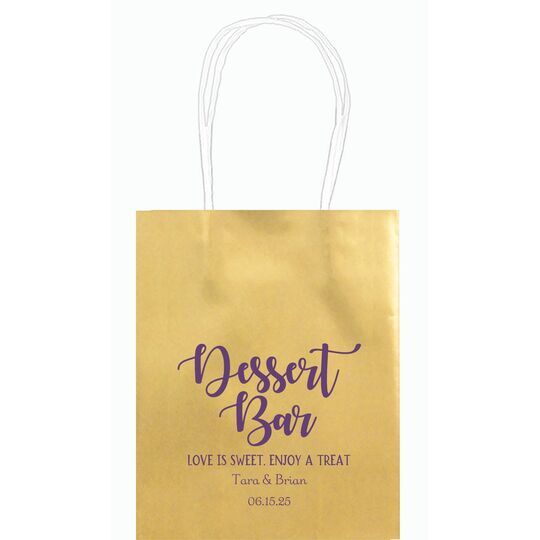 Dessert Bar Mini Twisted Handled Bags