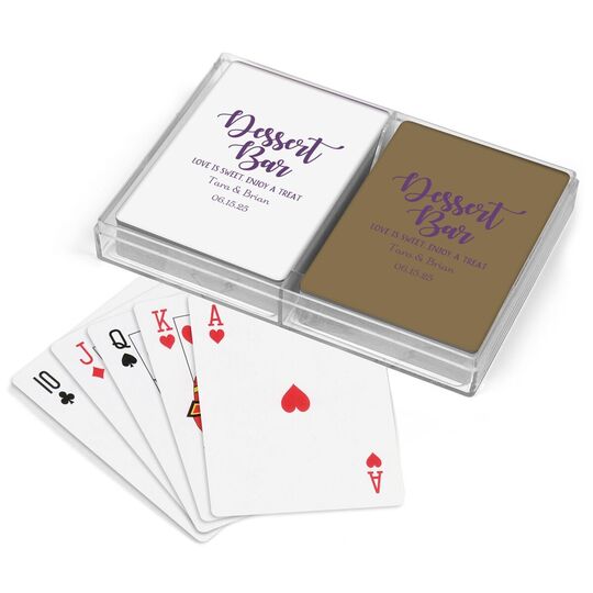 Dessert Bar Double Deck Playing Cards