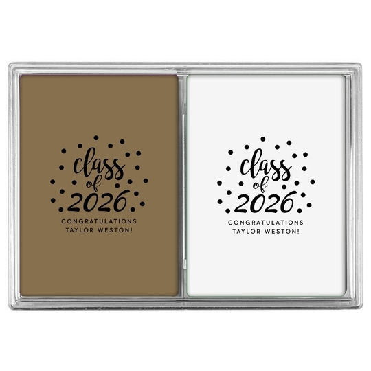 Class of Confetti Dots Double Deck Playing Cards