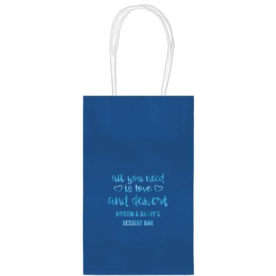 All You Need Is Love and Dessert Medium Twisted Handled Bags