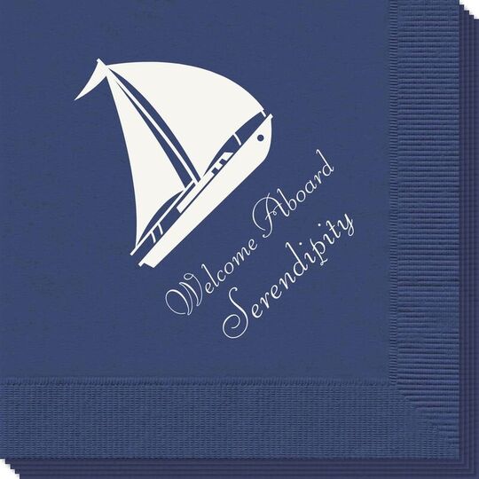 Large Sailboat Napkins