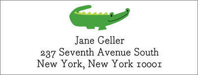 Alligator Return Address Labels