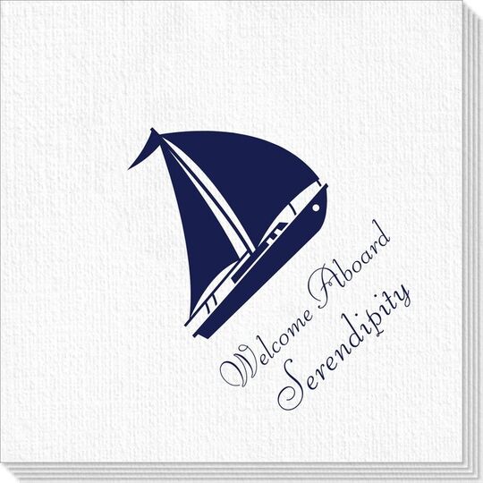 Large Sailboat Deville Napkins