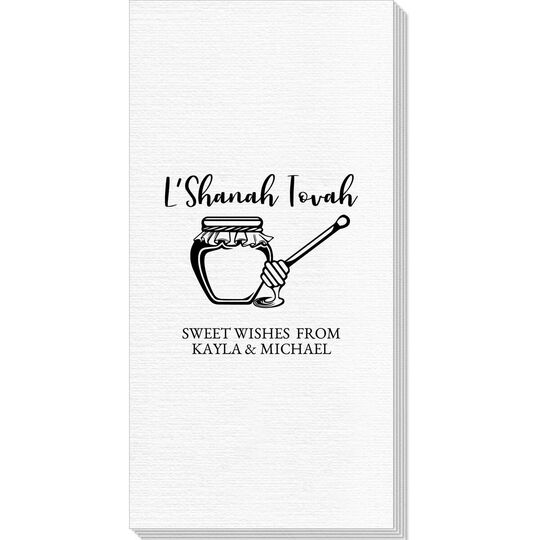 L'Shanah Tovah Honey Pot Deville Guest Towels