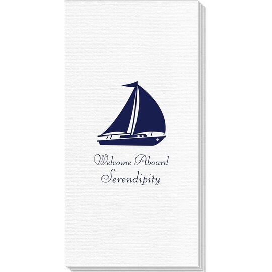 Large Sailboat Deville Guest Towels