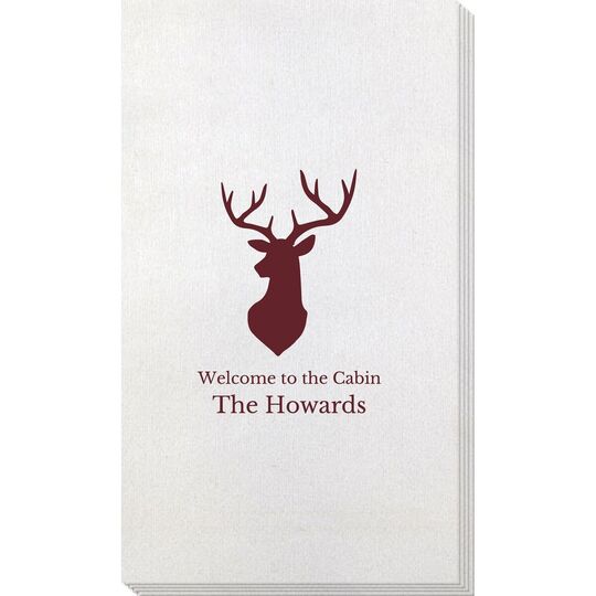 Mounted Buck Bamboo Luxe Guest Towels