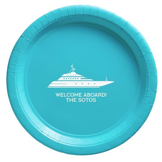 Big Yacht Paper Plates