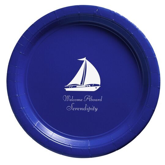 Large Sailboat Paper Plates