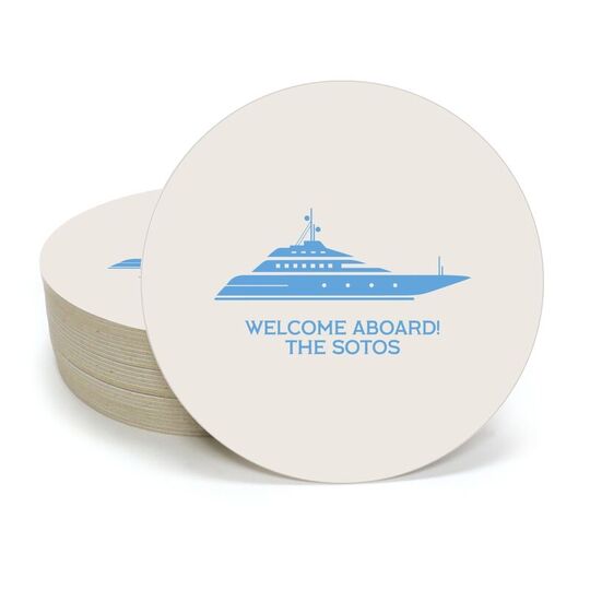 Big Yacht Round Coasters