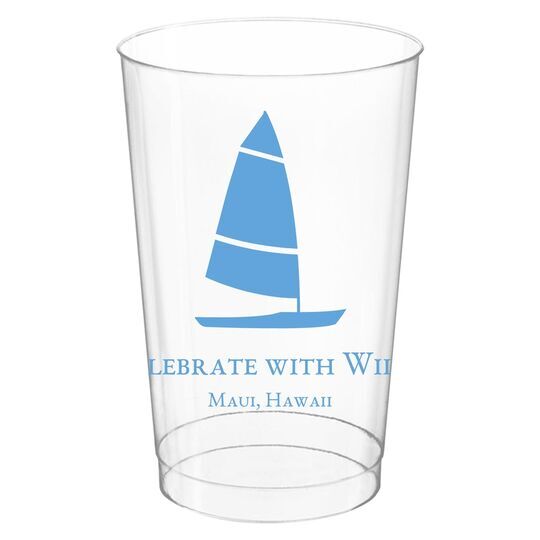 Windsurfer Clear Plastic Cups