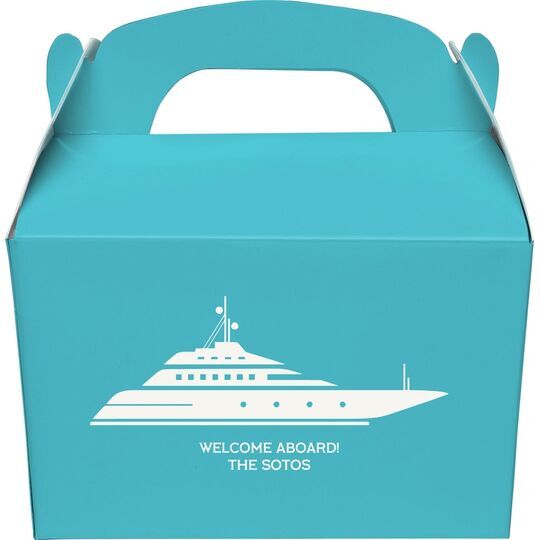 Big Yacht Gable Favor Boxes