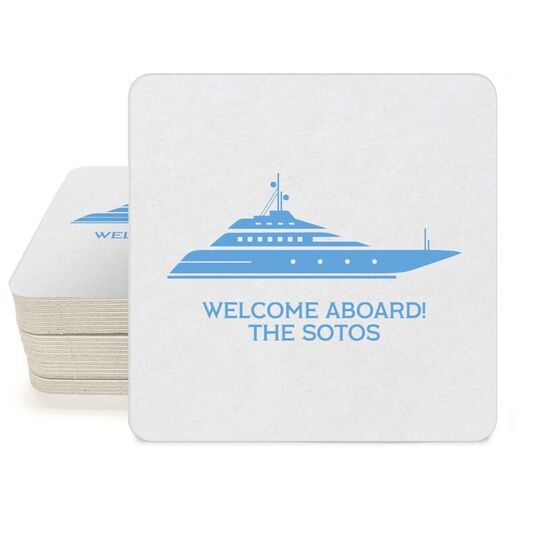 Big Yacht Square Coasters
