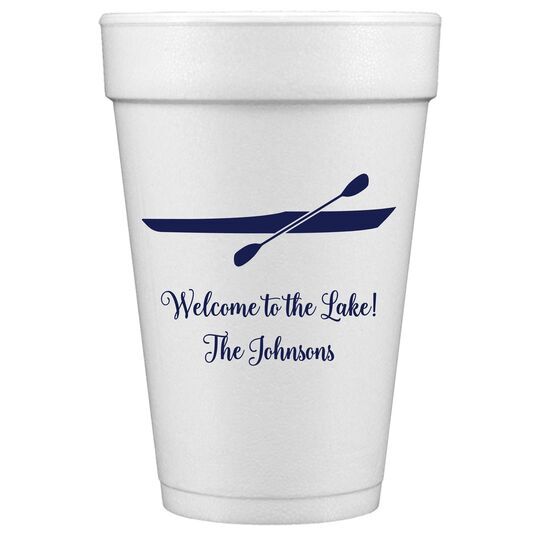 Kayak Styrofoam Cups