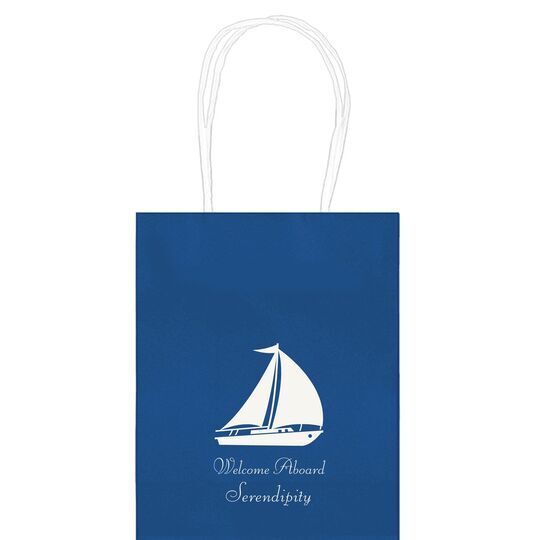 Large Sailboat Mini Twisted Handled Bags