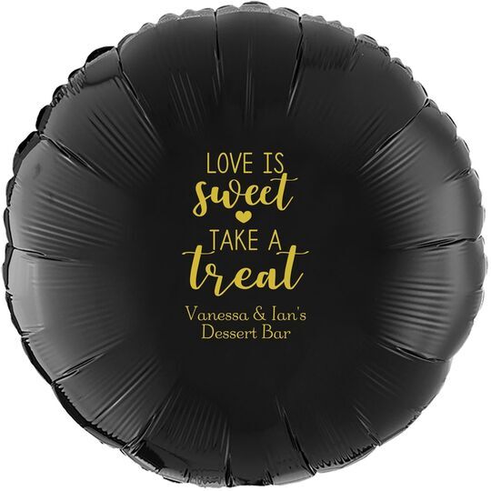 Love is Sweet Take a Treat Mylar Balloons