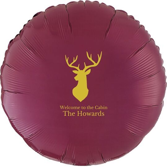 Mounted Buck Mylar Balloons