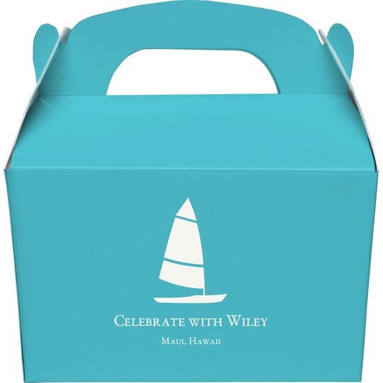 Windsurfer Gable Favor Boxes