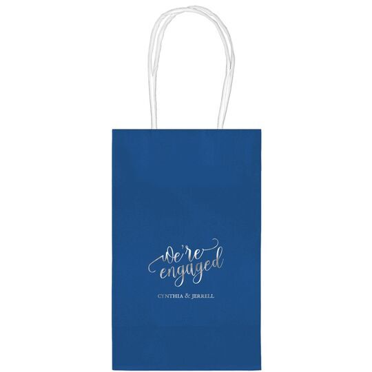 We're Engaged Medium Twisted Handled Bags