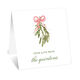 Mistletoe Wishes Folded Enclosure Cards Image 1 of 3