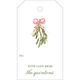 Mistletoe Wishes Hanging Gift Tags Image 3 of 3