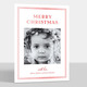 Season to Shine Red Foil Pressed Flat Holiday Photo Cards Image 3 of 3