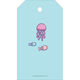 Mermaid Vertical Hanging Gift Tags Image 2 of 2
