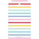 Rainbow Stripes Vertical Hanging Gift Tags Image 2 of 2