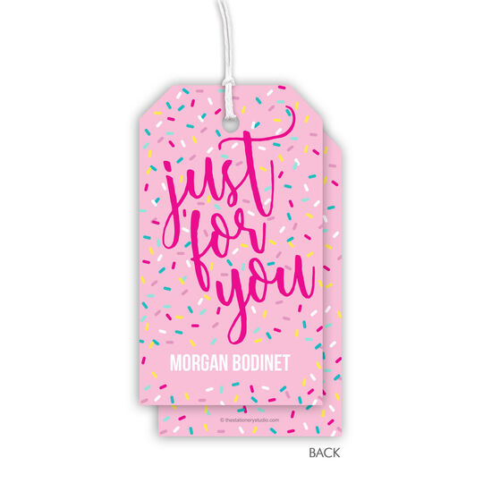 Sprinkles Vertical Hanging Gift Tags