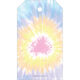 Pastel Burst Tye-Dye Vertical Hanging Gift Tags Image 2 of 2