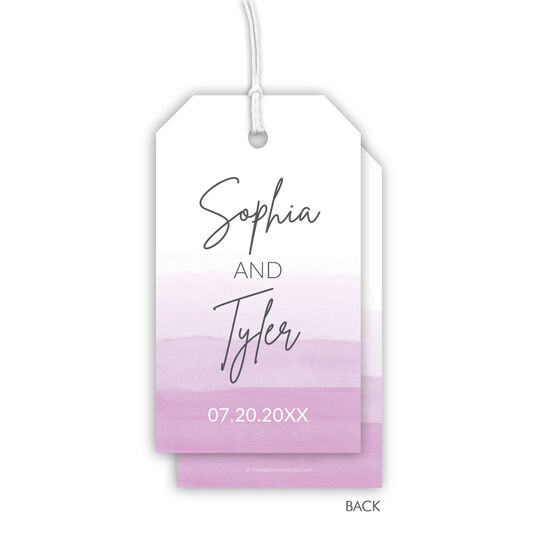 Ombre Vertical Hanging Gift Tags