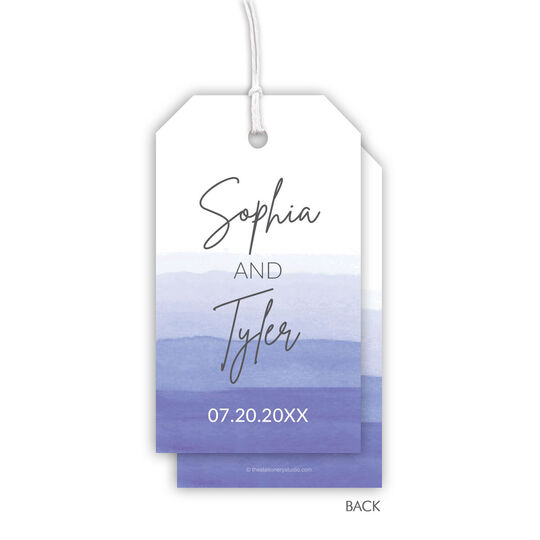 Ombre Vertical Hanging Gift Tags