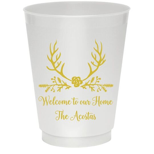 Pine Berry Antlers Colored Shatterproof Cups