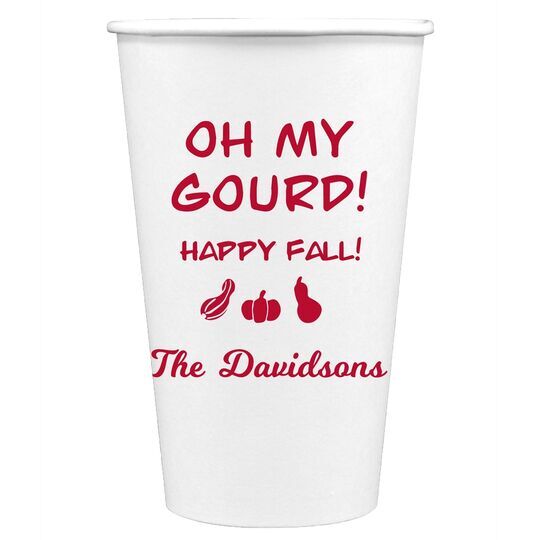 Oh My Gourd Paper Coffee Cups