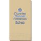 Flurries Flannel Firewood Guest Towels Image 1 of 2